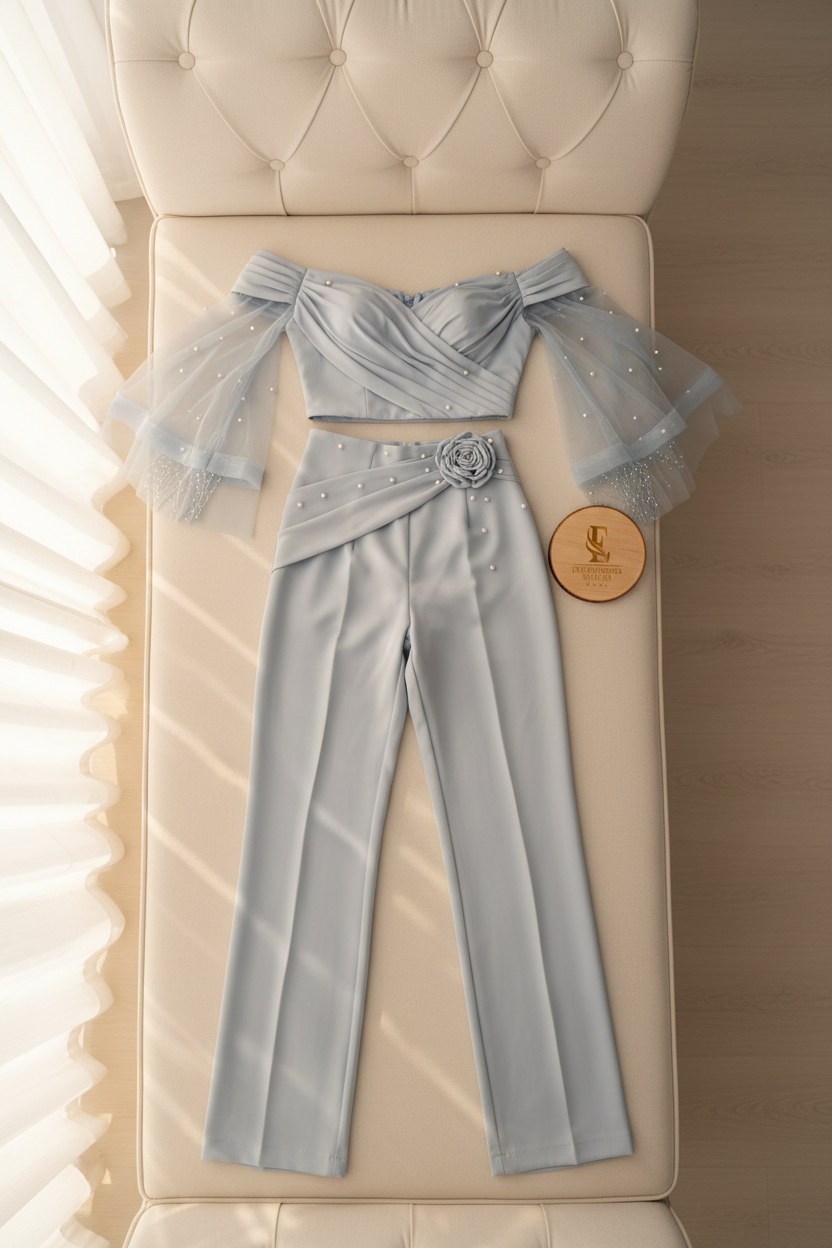 Set Azul Cielo Perla Exclusivo cod.790