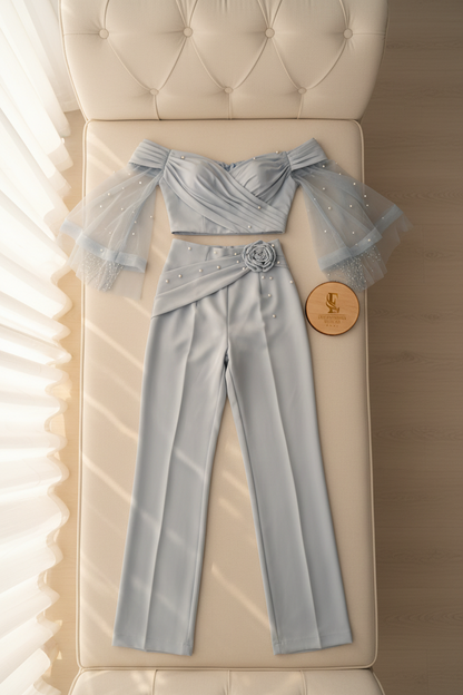 Set Azul Cielo Perla Exclusivo cod.790