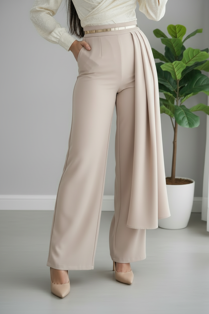 Conjunto Ivory Bow & Beige  cod.695
