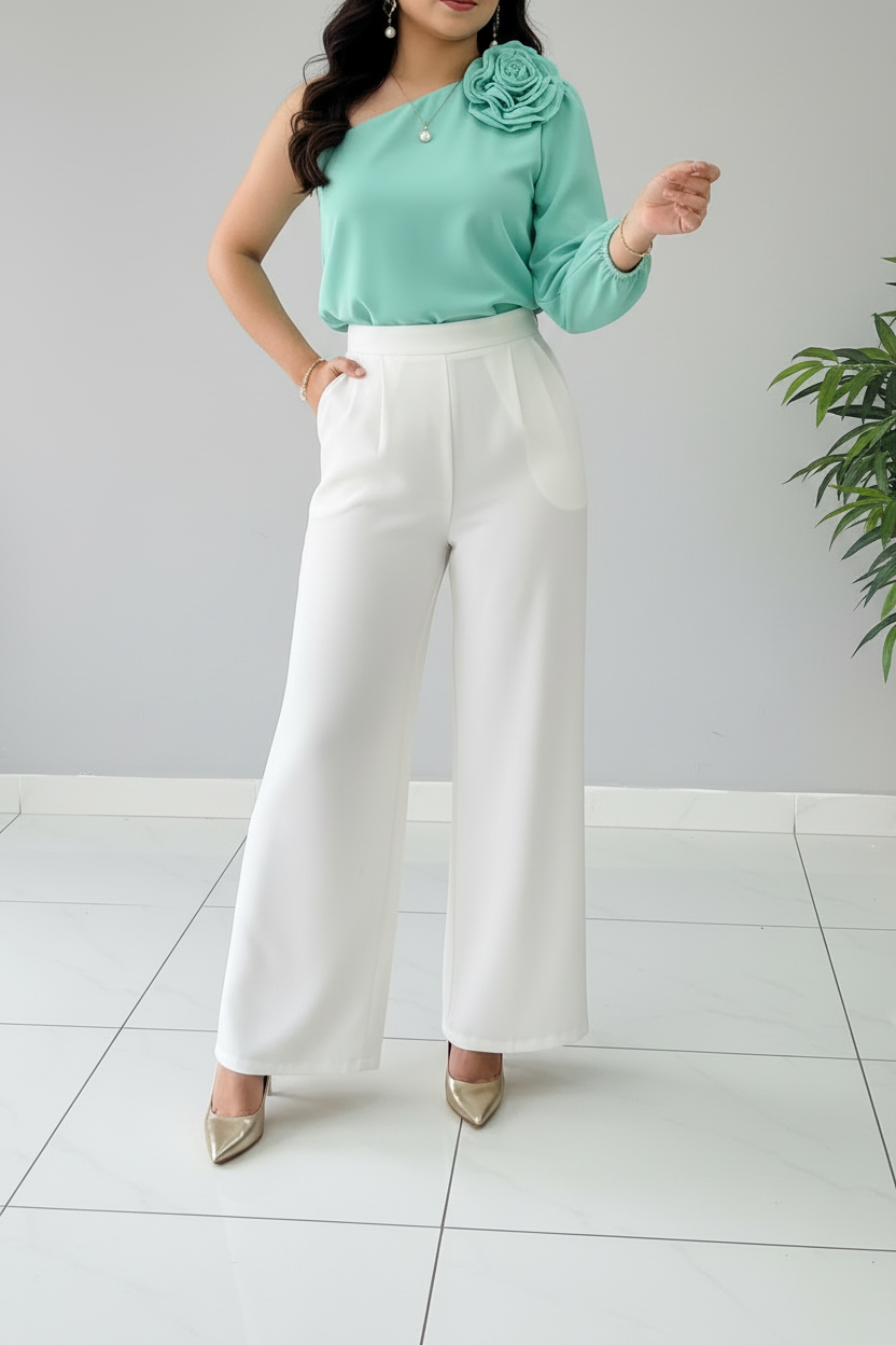 Conjunto Mint Rose & White cod.588