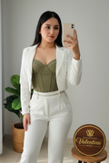 Conjunto Blazer Blanco cod.00147