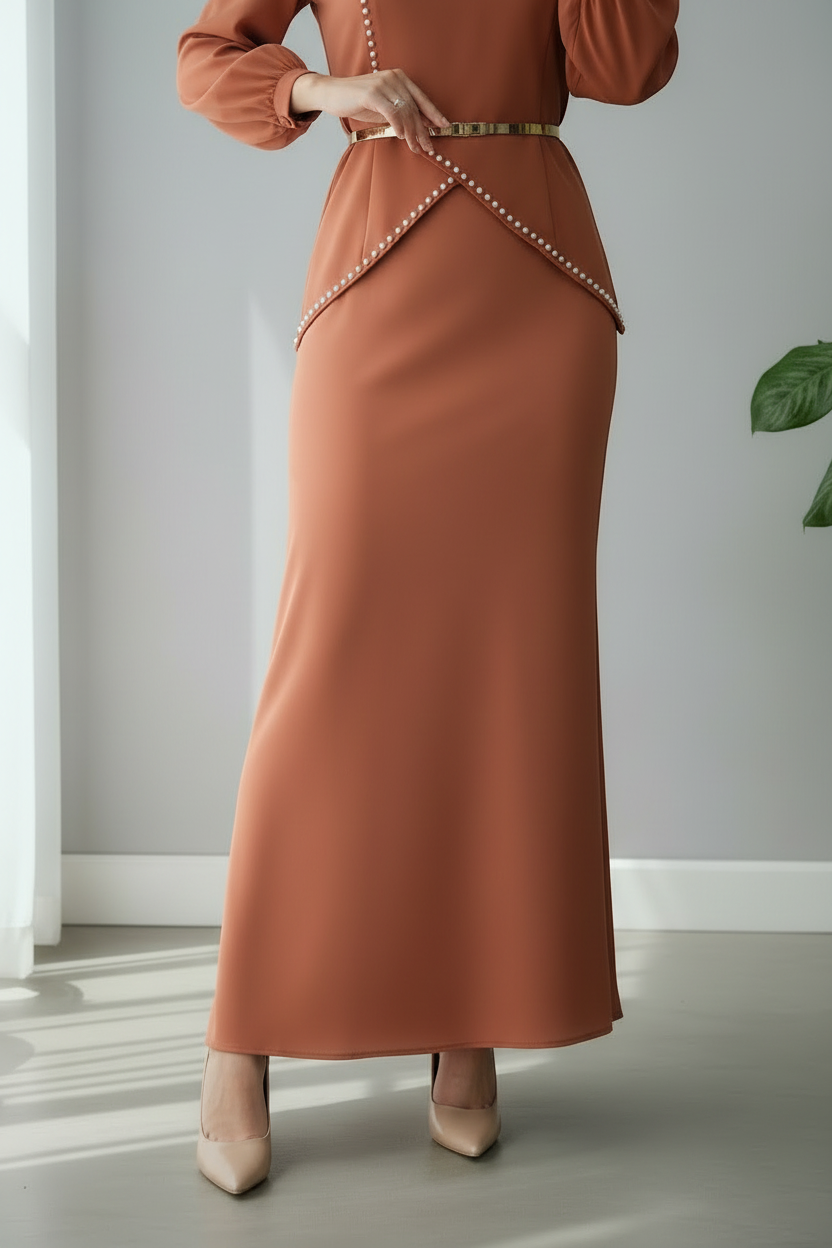 Conjunto Terracota Pearl Trim cod.704