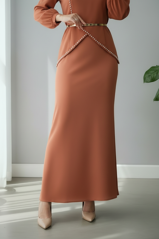Conjunto Terracota Pearl Trim cod.704