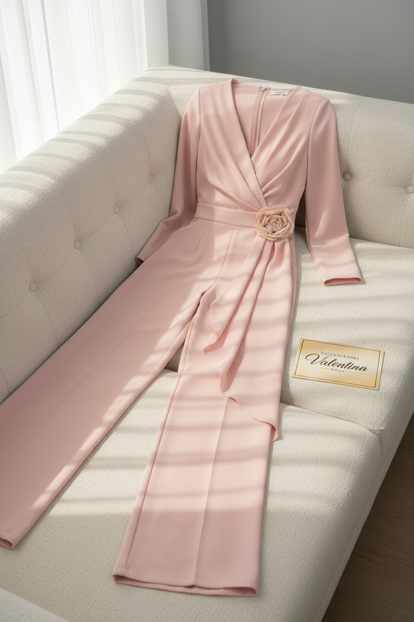 Enterizo Rosalía Blush cod.E650