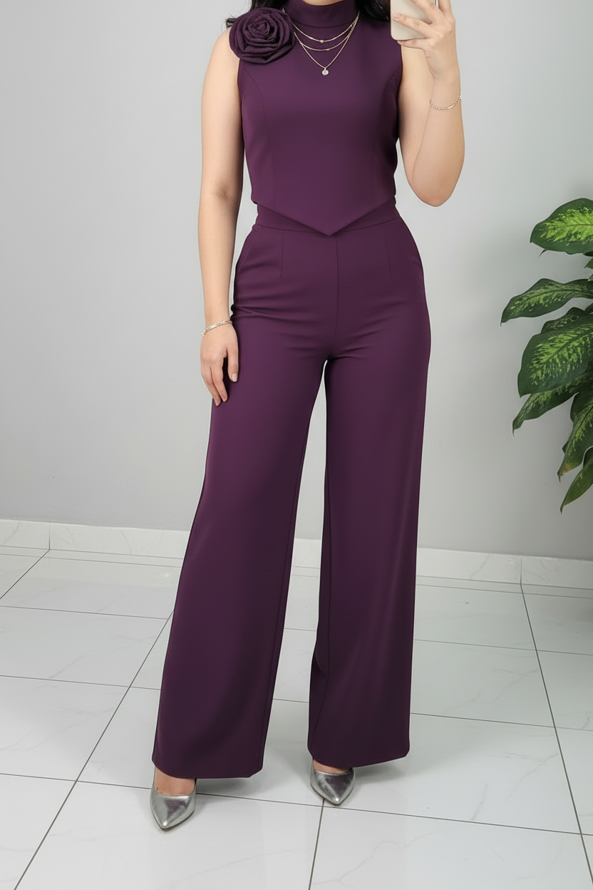 Conjunto Púrpura Fleur cod.563