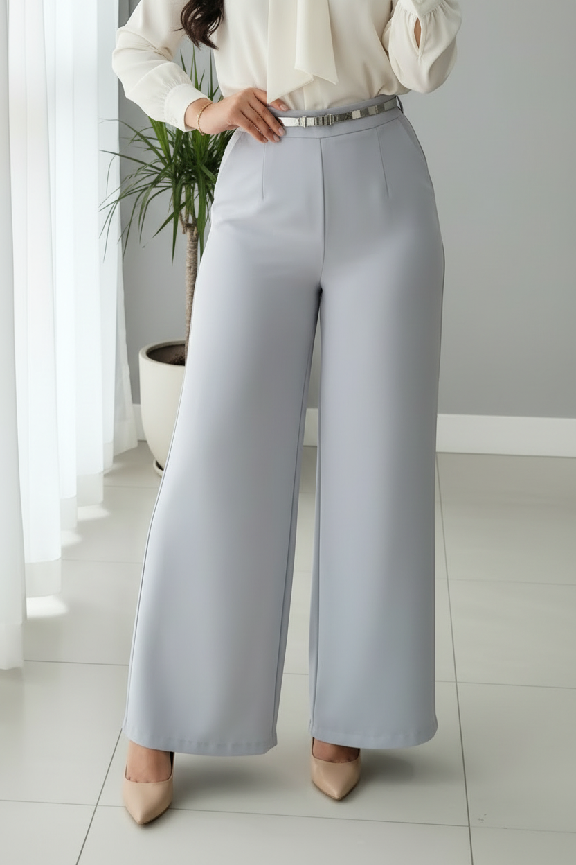 Conjunto Ivory Bow & Grey  cod.696