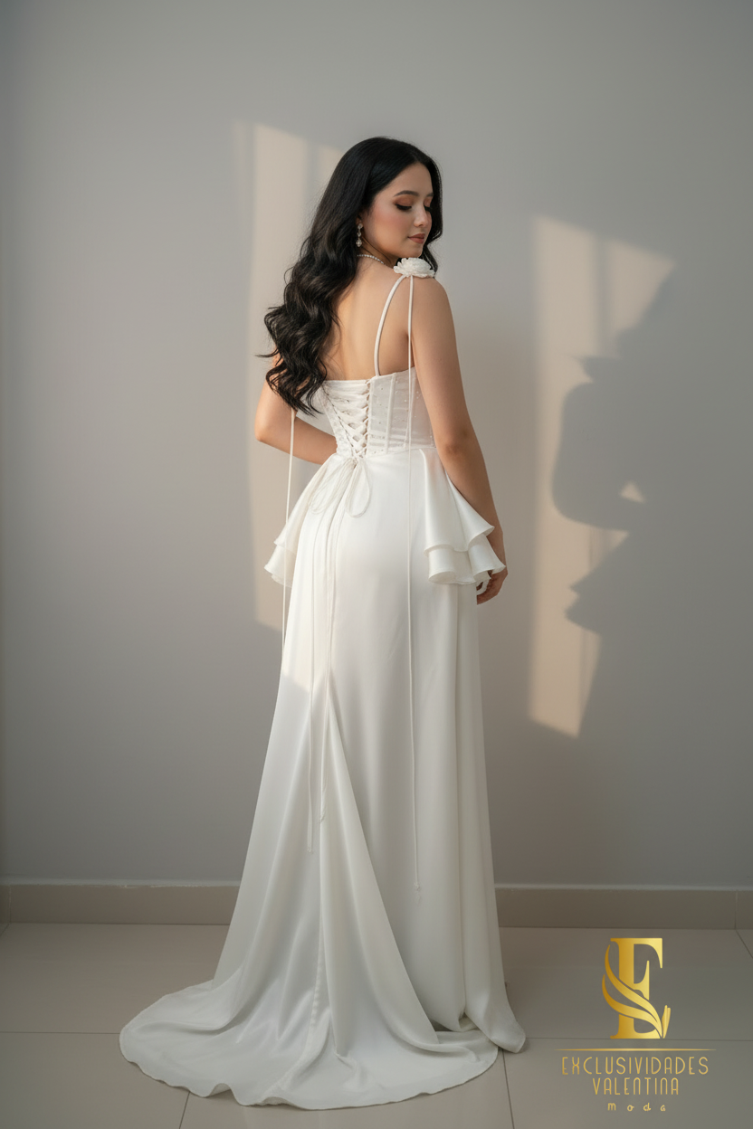 Vestido Blanc Fleur cod.0V202