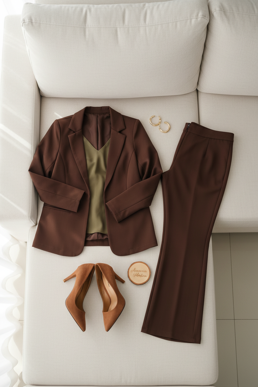 Traje Café Chocolate  cod.750