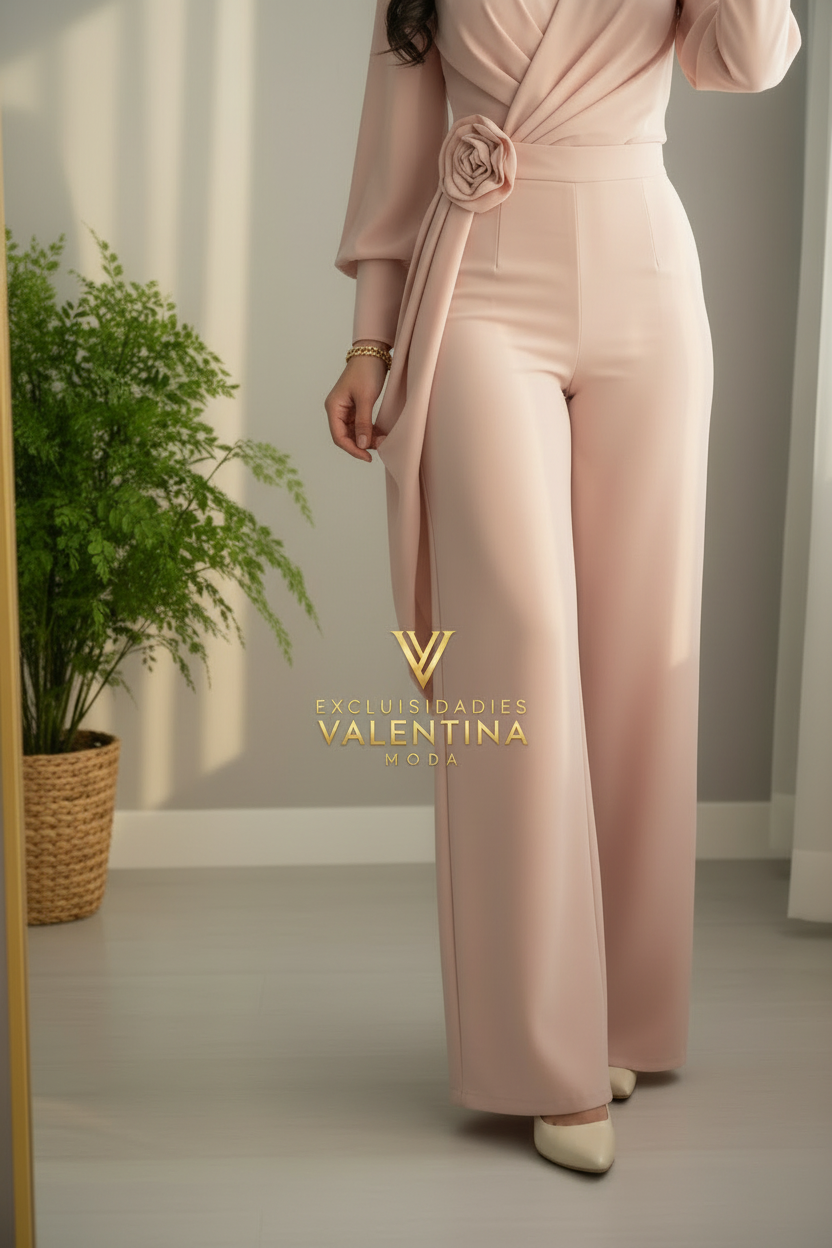 Enterizo Valentina Blush cod.E655