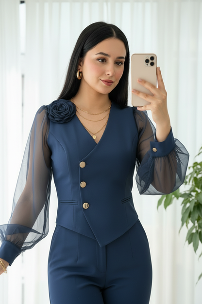 Conjunto Azul Marino Blazer cod.749