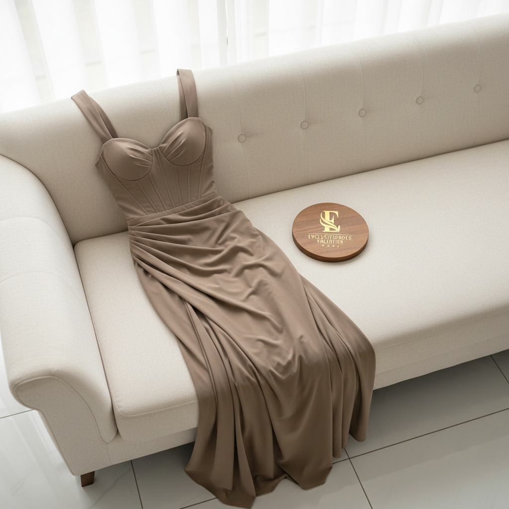 Vestido Taupe cod.560