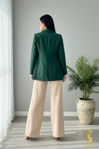 Blazer Estructurado Verde Esmeralda cod.0057