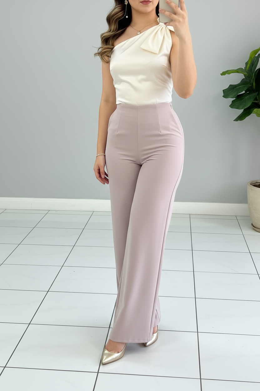 Conjunto Ivoire & Rose cod.565