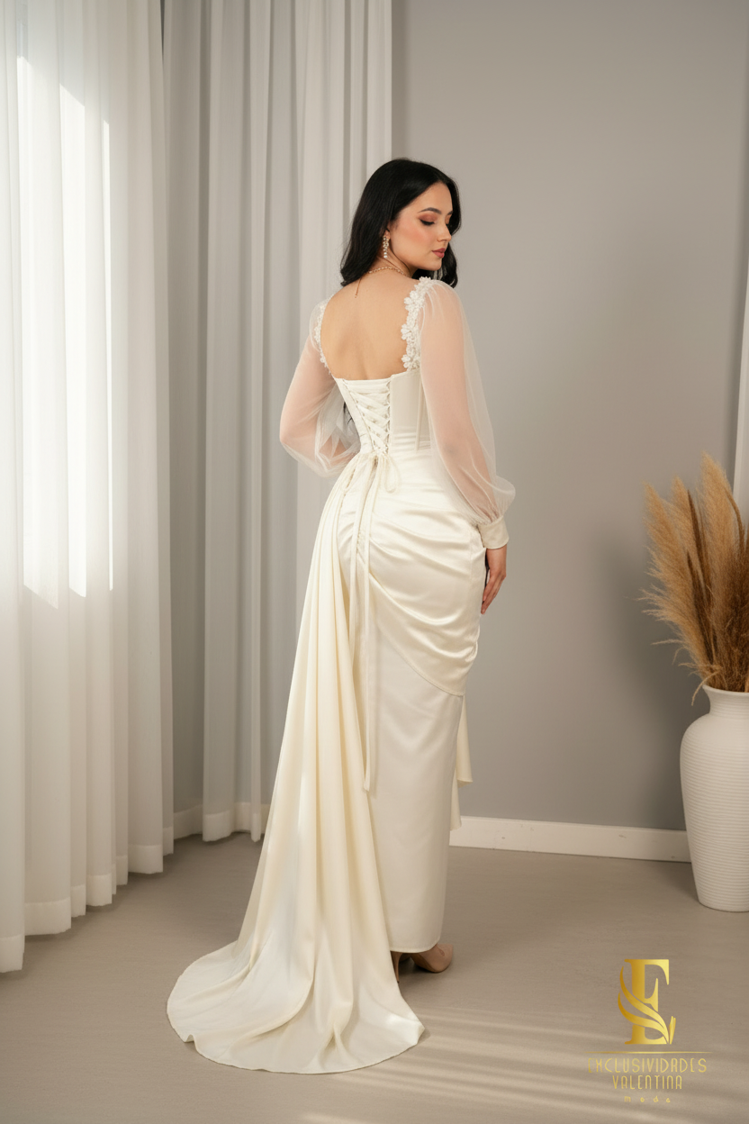 Vestido Blanc cod.00197
