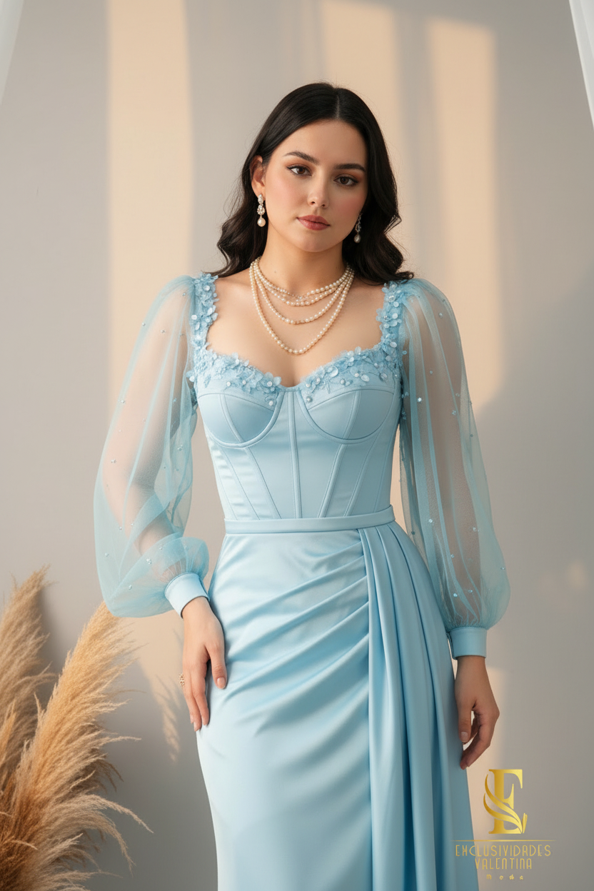 Vestido Azur Nacré cod.00196