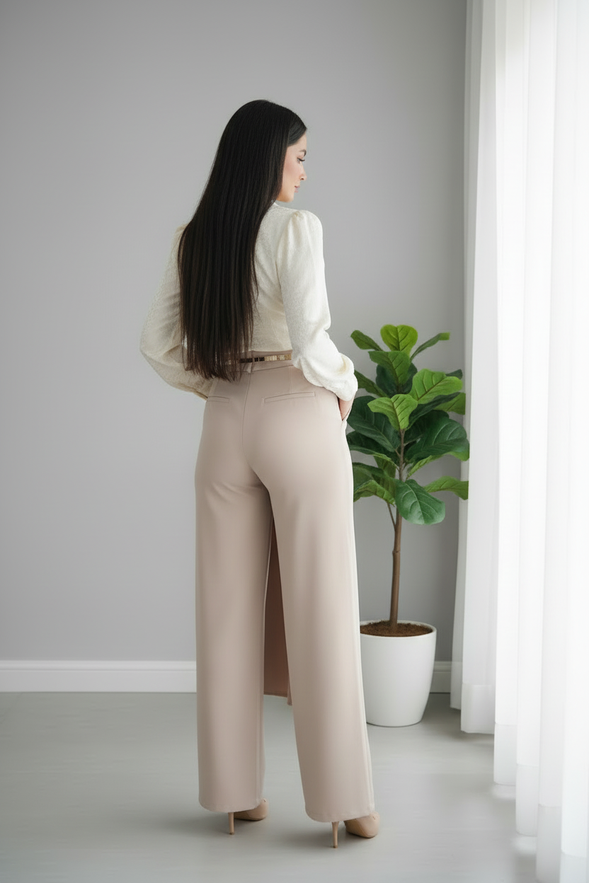 Conjunto Ivory Bow & Beige  cod.695