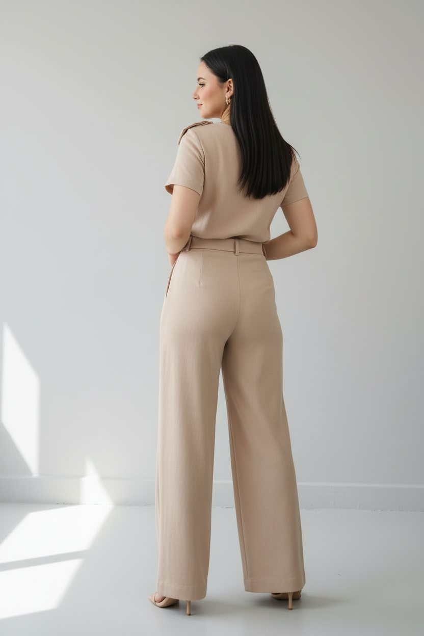 Conjunto Sand Bow & Palazzo Sastre cod.577