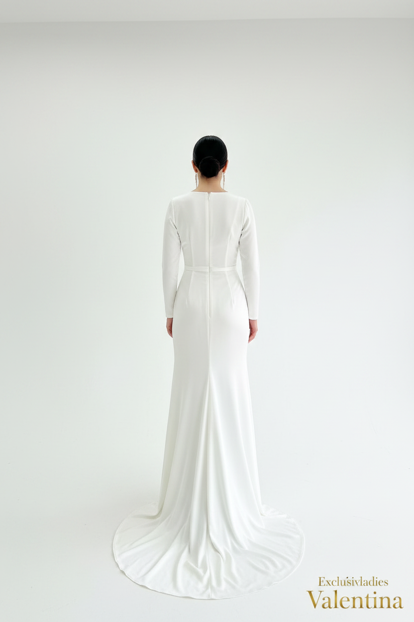 Vestido Blanco Nupcial cod.V259