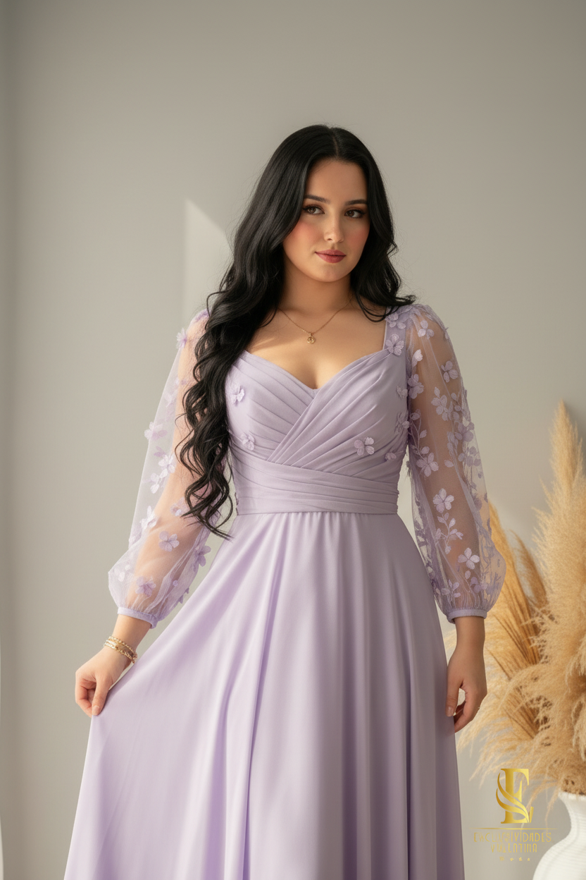 Vestido Lavande  cod.00192