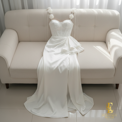 Vestido Blanc Fleur cod.0V202