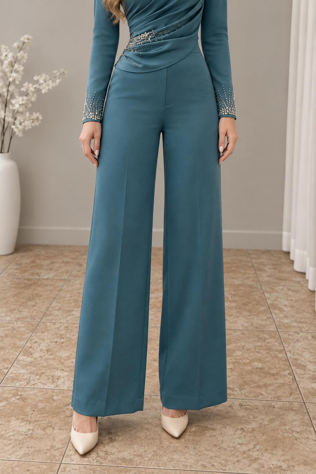 Conjunto azul petróleo cod. CJ011