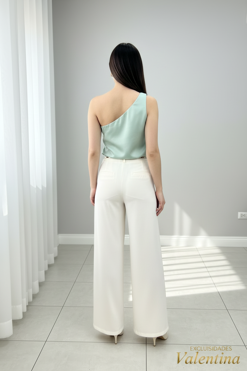 Set Menta · Rosa 3D y Palazzo Crema cod.C263