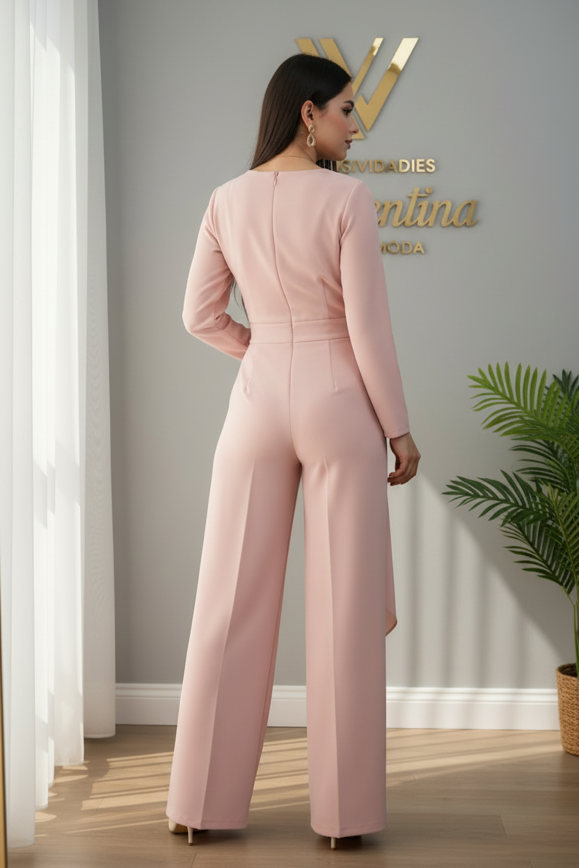 Enterizo Rosalía Blush cod.E650