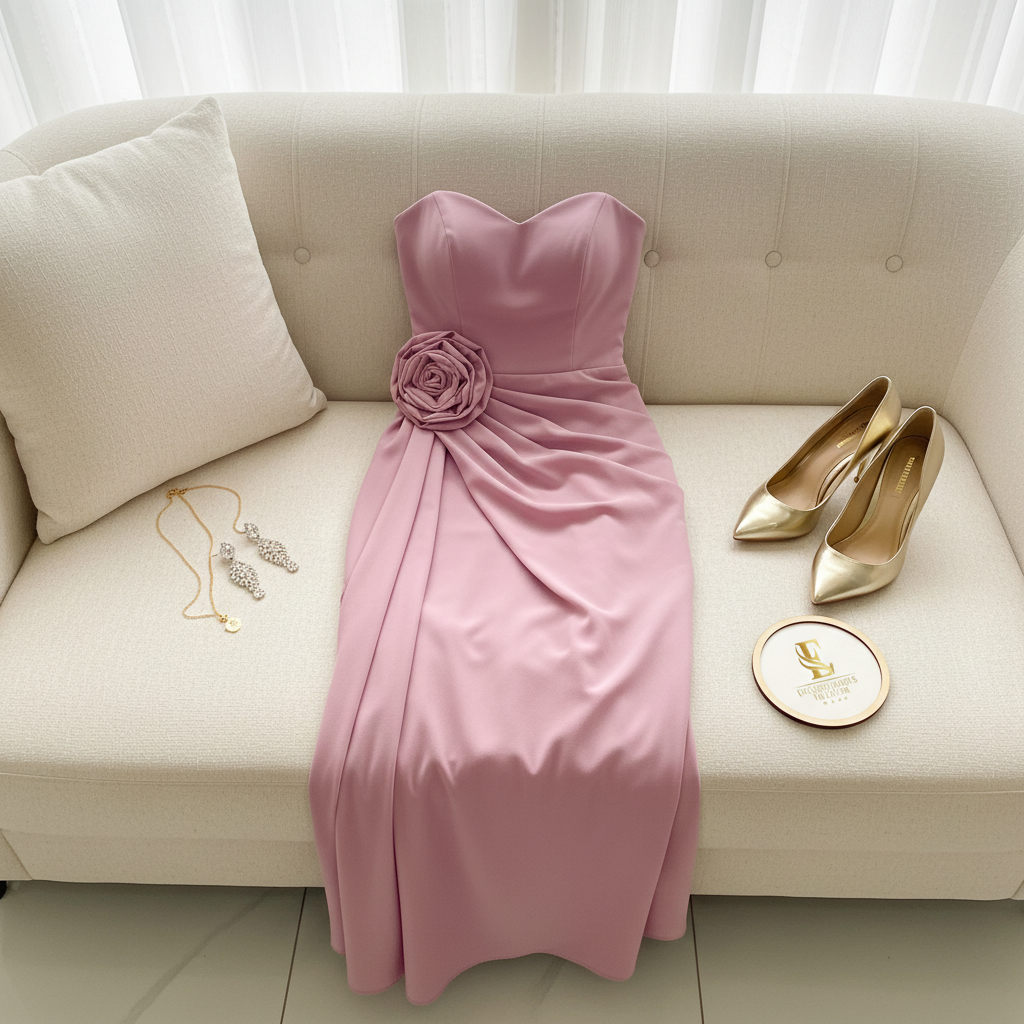 Vestido Lila Rosa D cod.592
