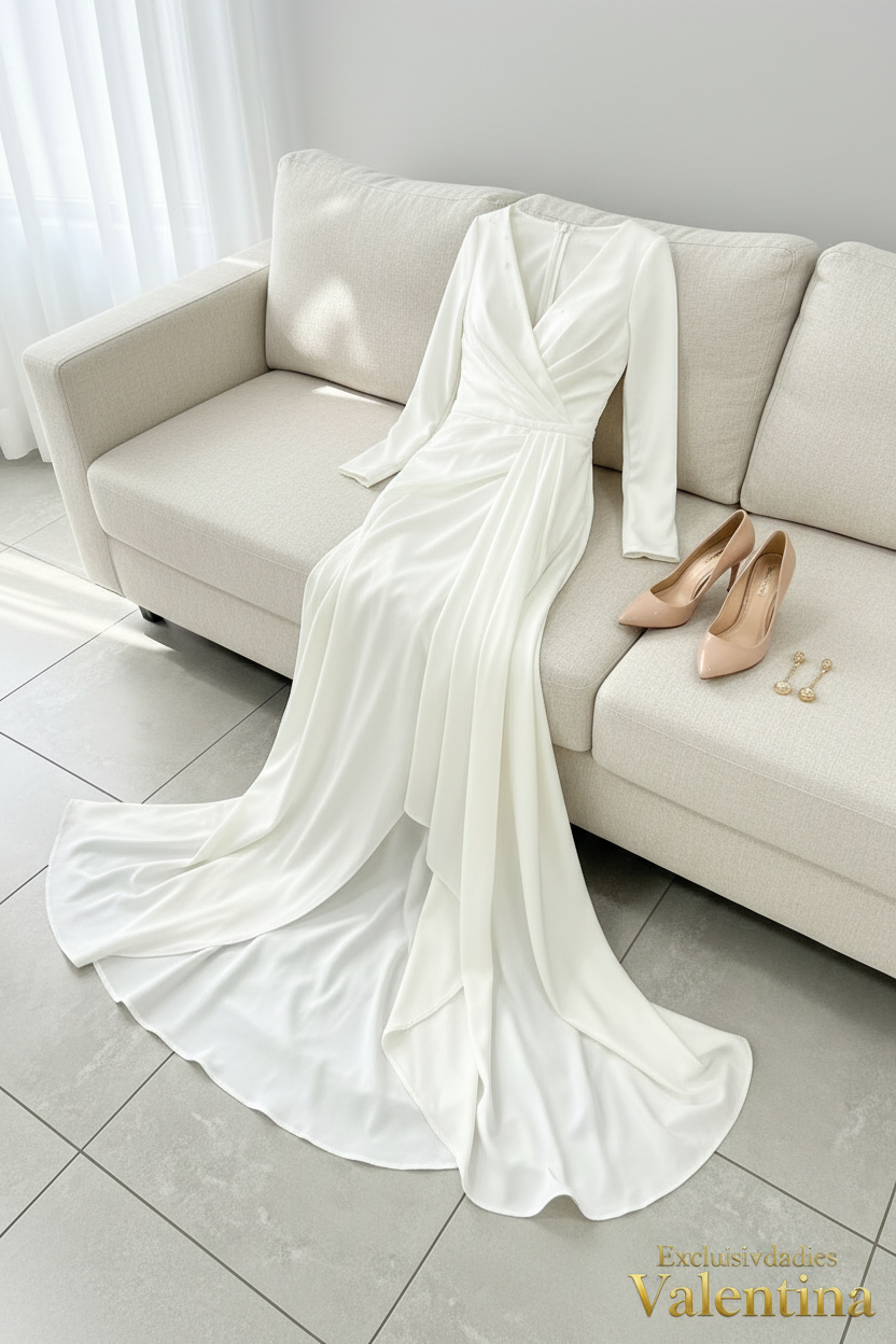 Vestido Blanco Nupcial cod.V259