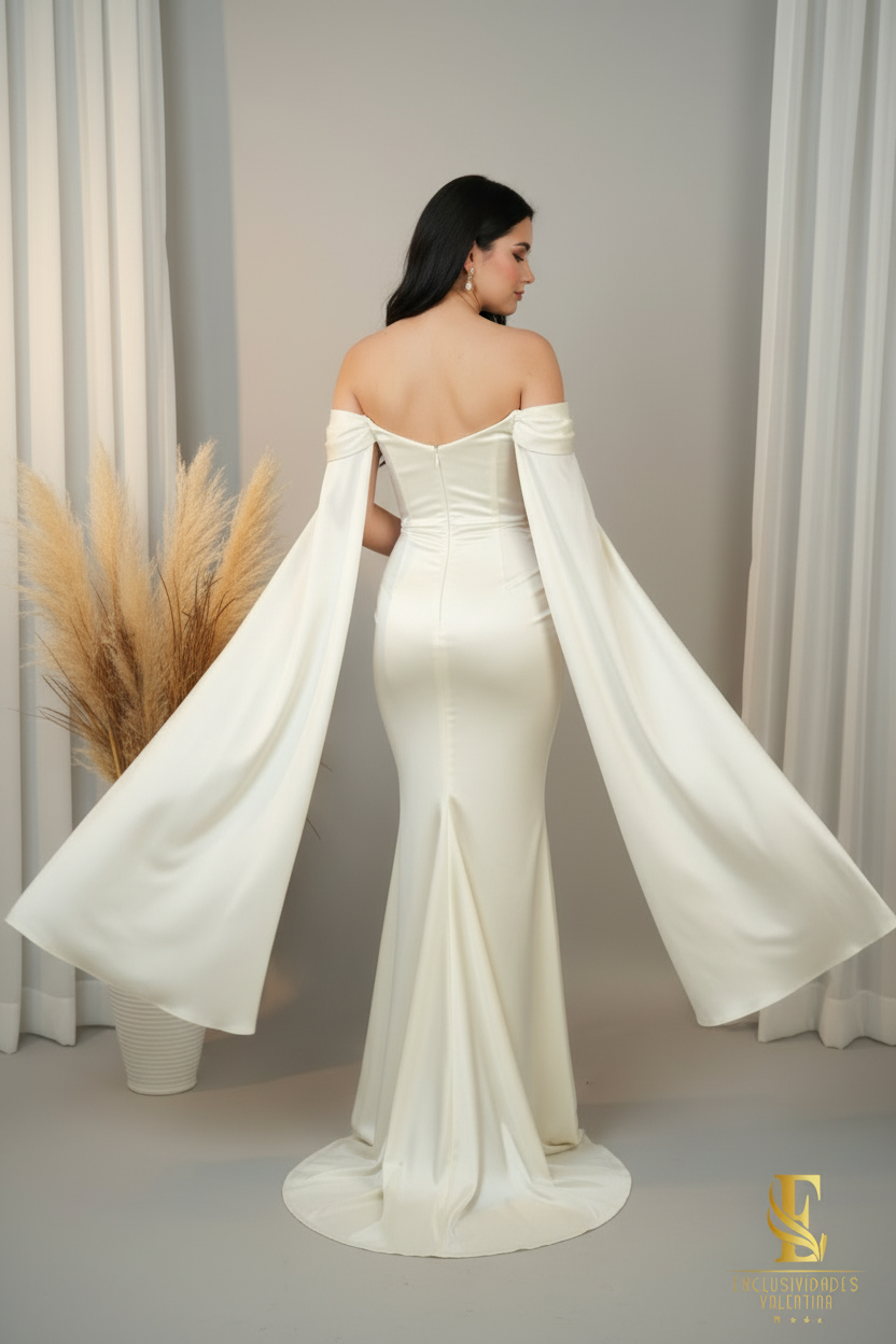 Vestido Ivoire Cape cod.V207