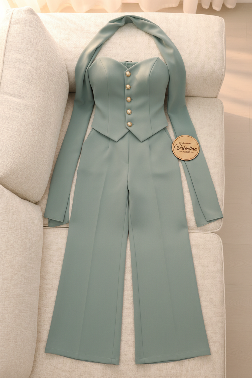 Conjunto Verde Menta 3 Piezas cod.908