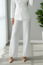 Traje Blanco Blazer Doble Botonadura cod.006