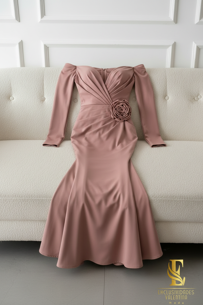 Vestido Sirena Rosa cod.00182