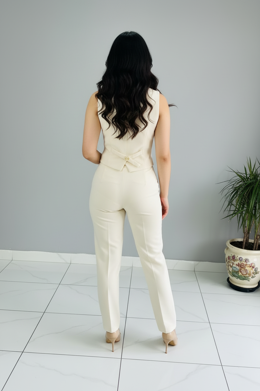 Conjunto Ivory Rose Vesta cod.581