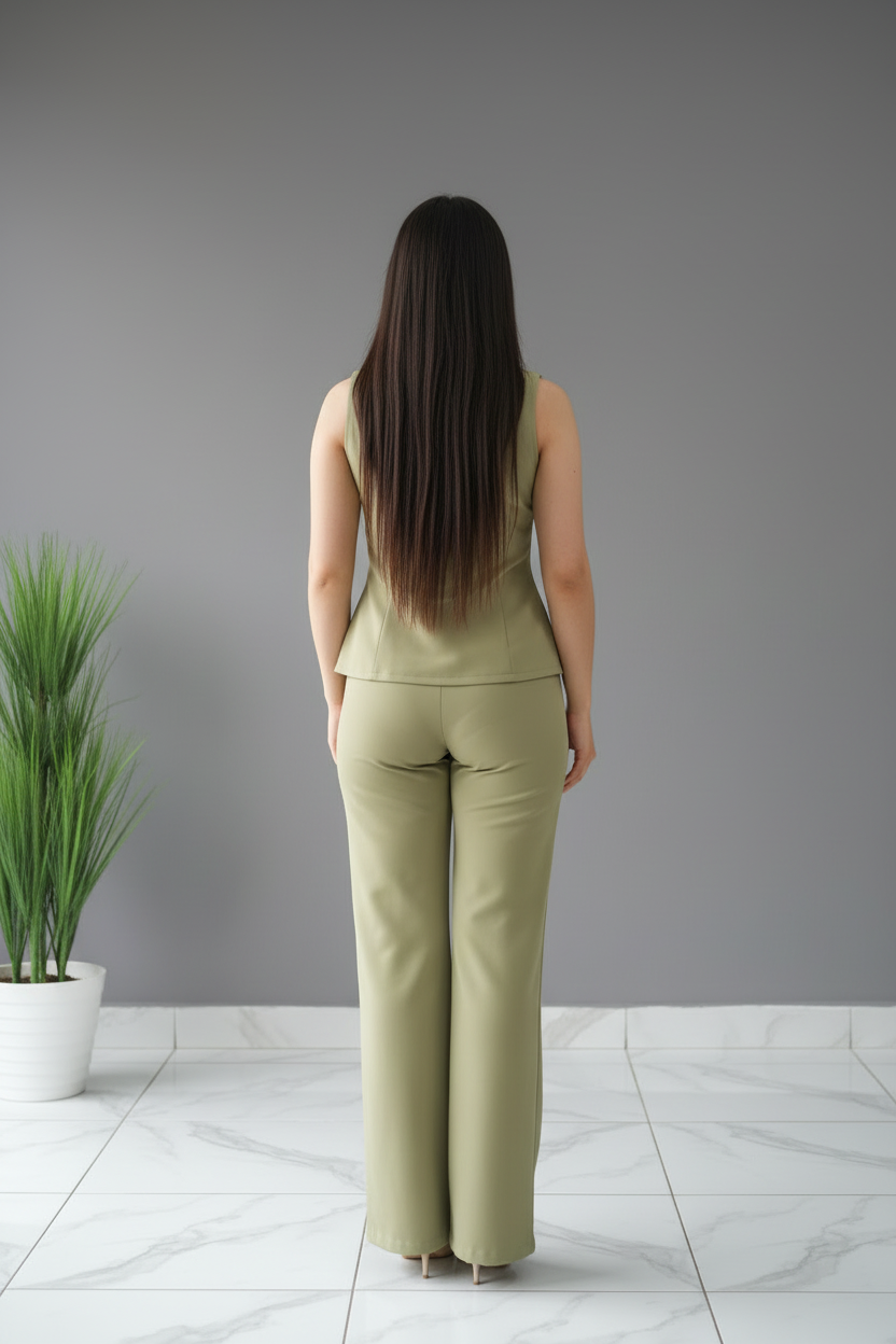 Conjunto Verde Olivo cod.614