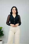 Conjunto Negro Beige cod.561