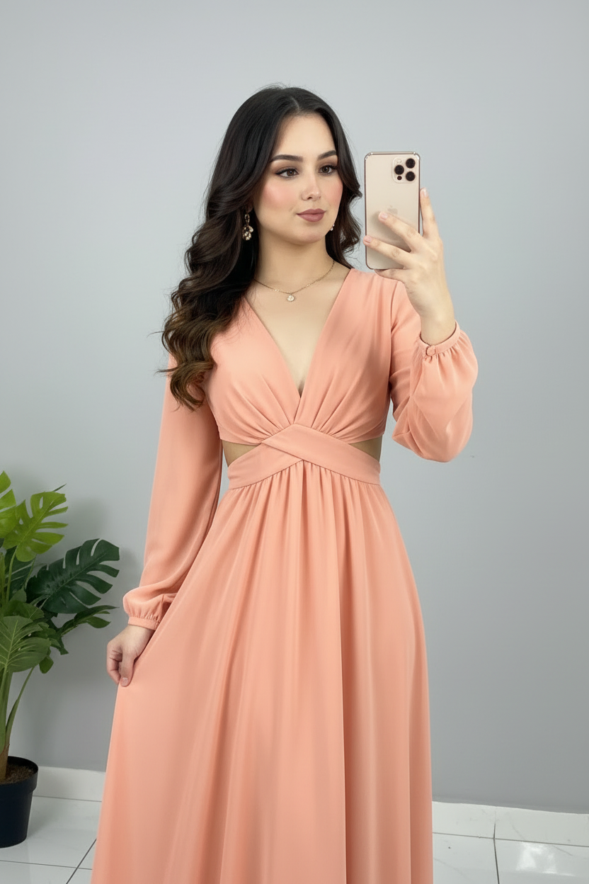 Vestido Durazno Seductor