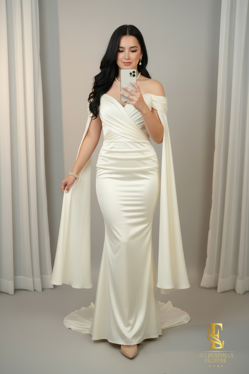Vestido Ivoire Cape cod.V207