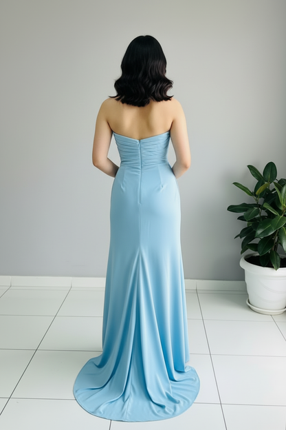Vestido Azul Céleste Rose cod.578