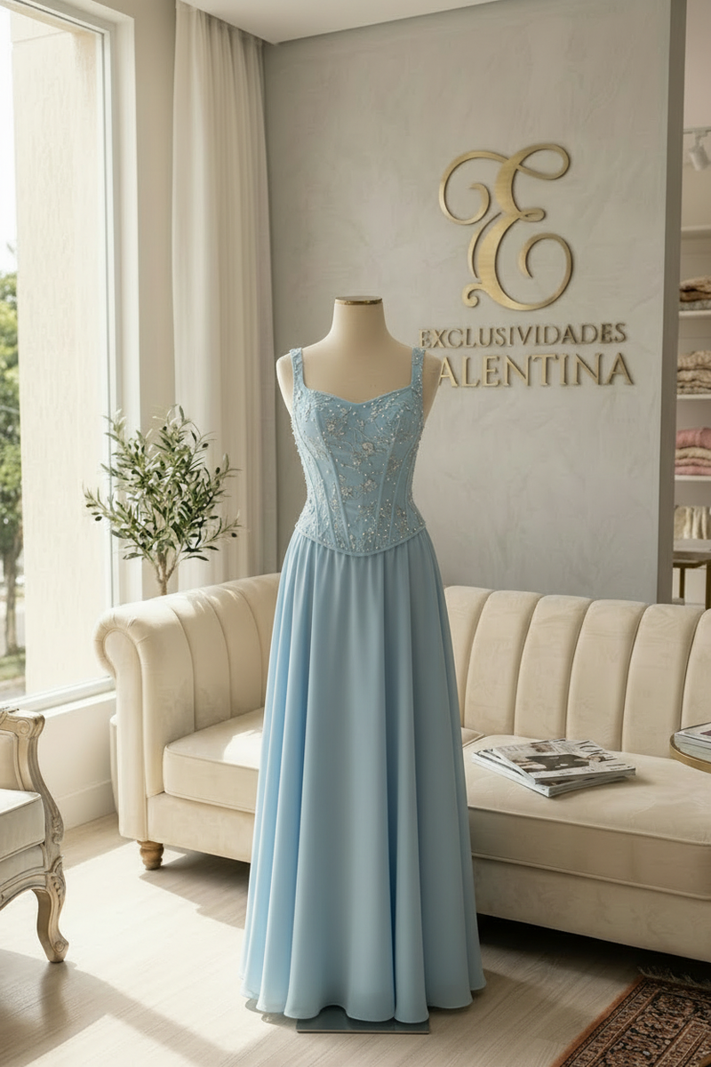 Vestido elegante valentina cod.V681