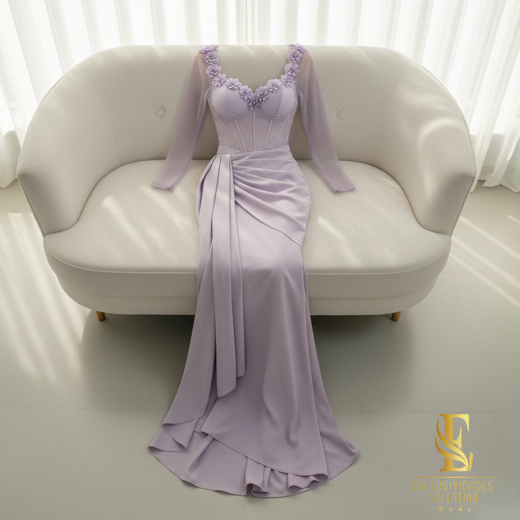 Vestido Lilas Perle cod.00195