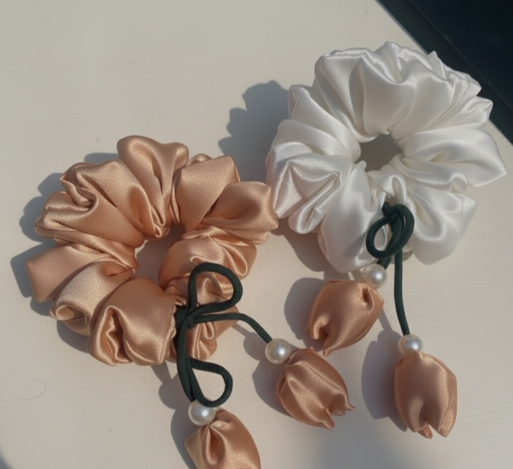 Set de 2 scrunchies