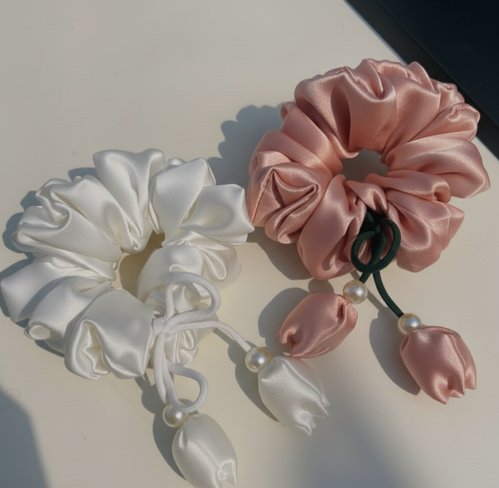 Set de 2 scrunchies