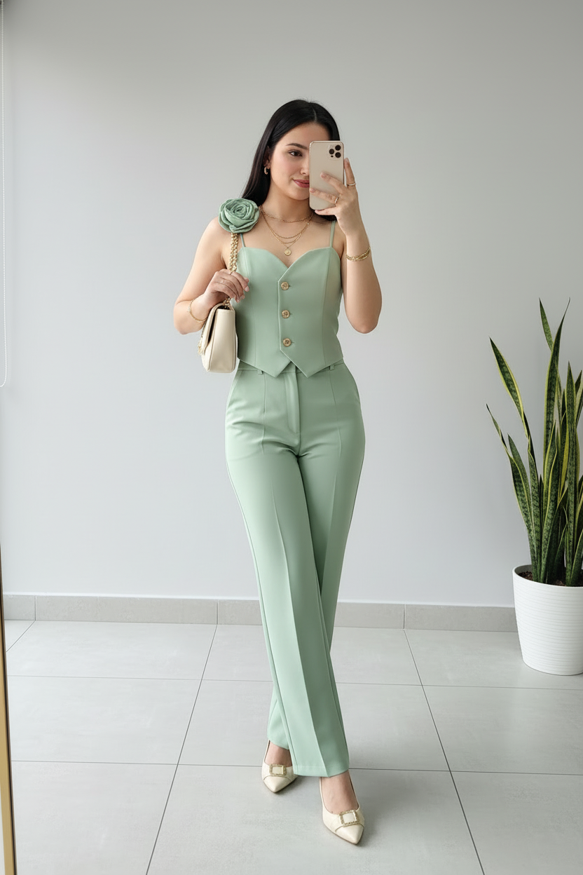 Conjunto formal elegante y exclusivo cod.185