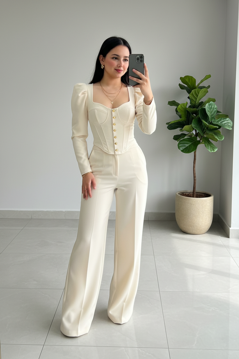 Conjunto Elegante  Sofisticado cod.325