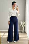 Conjunto Dos Piezas Blanco y azul oscuro cod.C988