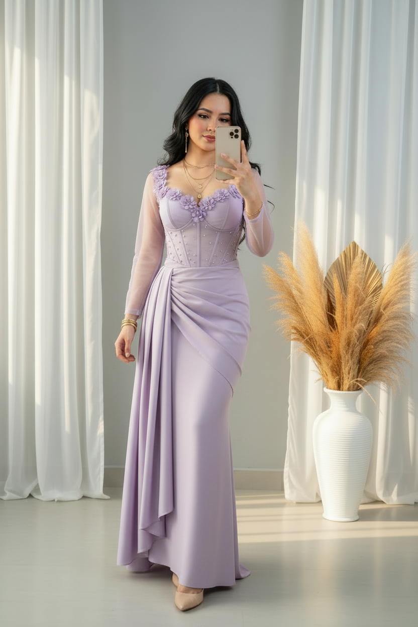Vestido Lilas Perle cod.00195