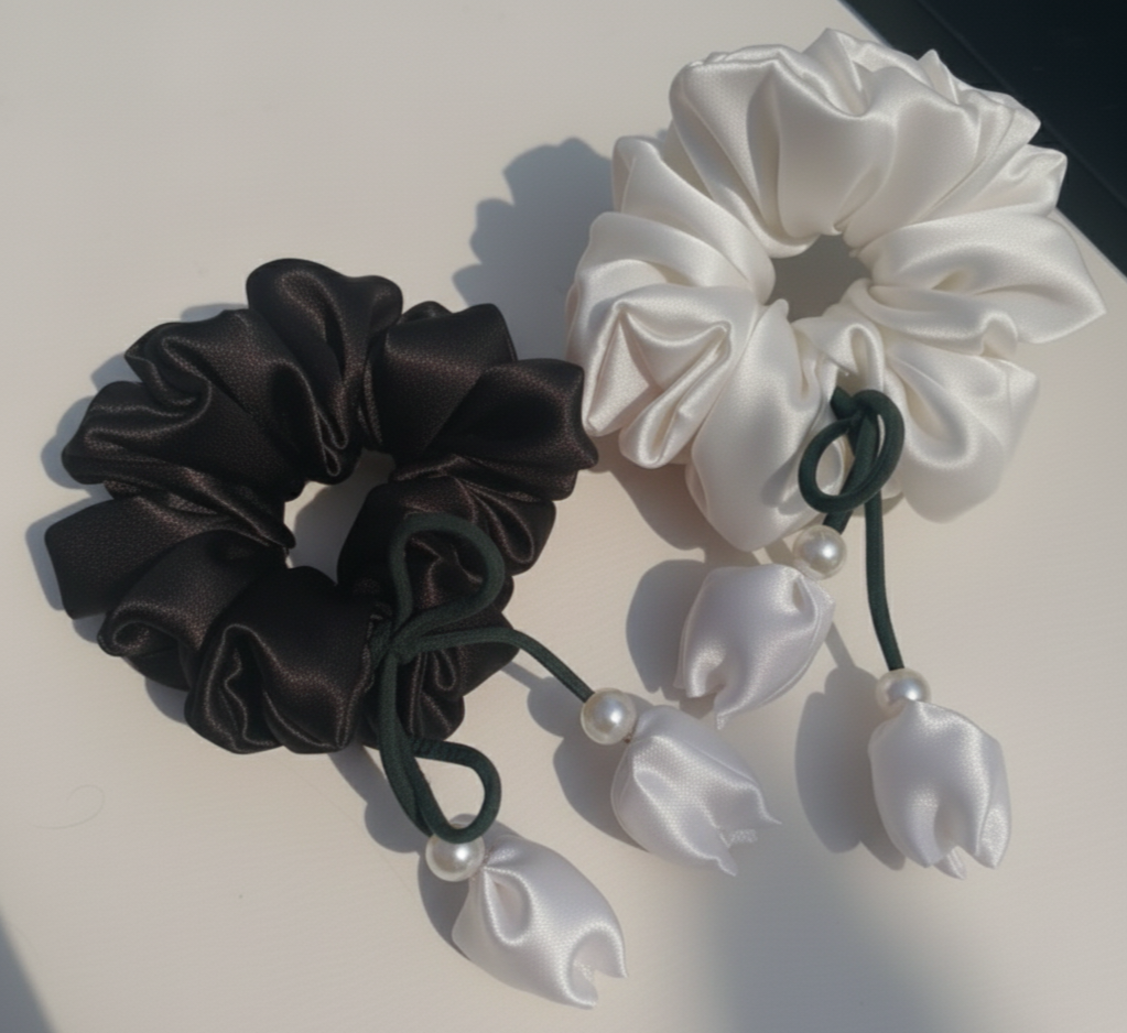 Set de 2 scrunchies
