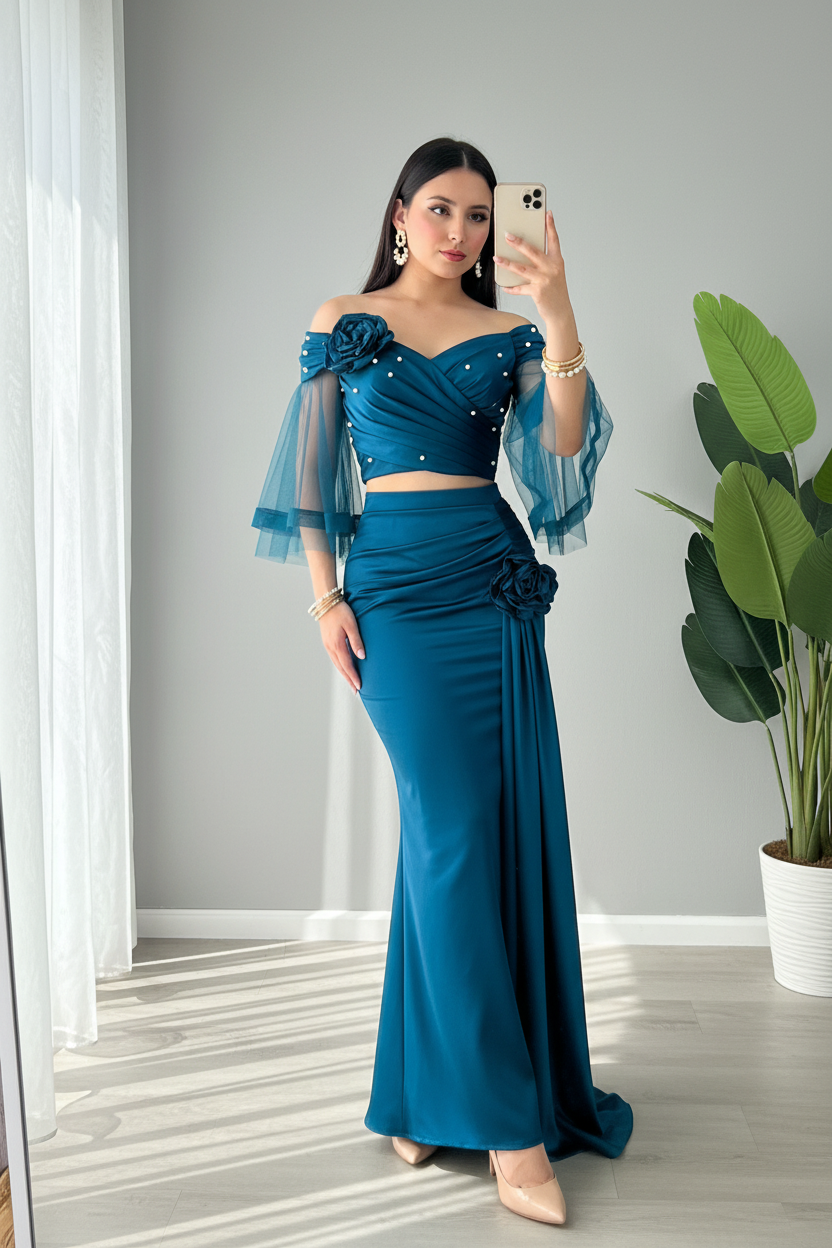 Set Teal Exclusivo cod.785