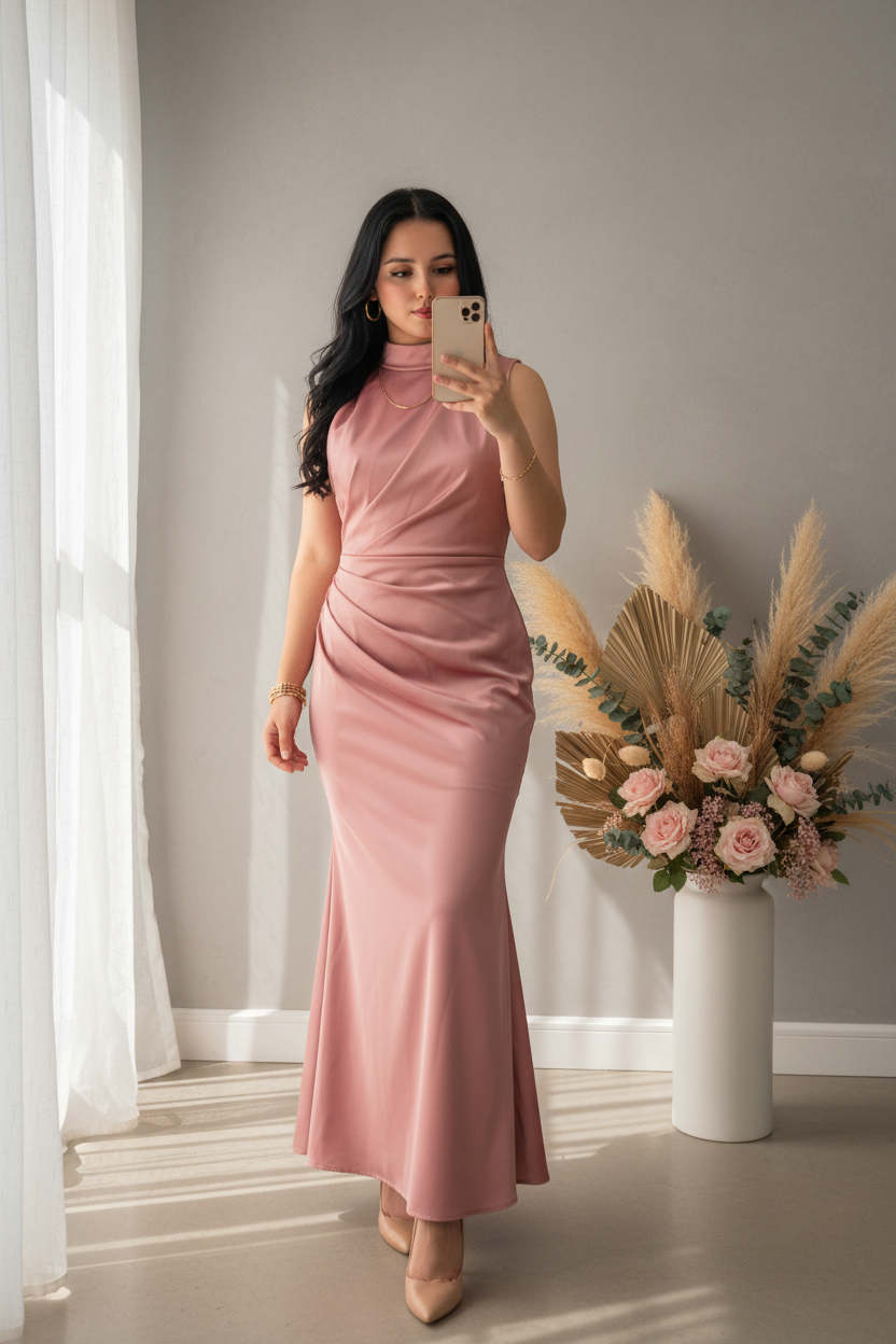 Vestido Blanco con capas  cod.00156